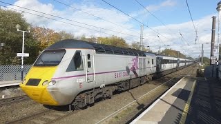 InterCity 125 HSTs at speed ECML [upl. by Anytsyrk]