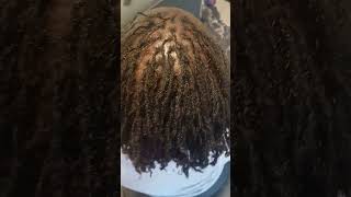 Interloc Retie from start to finish sankofa locs retie howtoretie howto [upl. by Iraj]