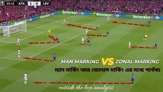 ম্যান মার্কিং নাকি জোনাল মার্কিং  Man Marking vs Zonal Marking [upl. by Novek]