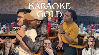 GARRETT JOSH AND JONG  LAY ME DOWN KARAOKE  HOUSEWIVES REACT [upl. by Yxor243]