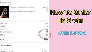 First Order In Shein How To Order  Free Shipping in Shein [upl. by Rehctaht]