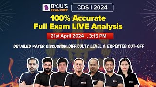 CDS Exam Analysis  CDS 1 2024 Answer Key I CDS Exam Preparation  CDS Exam [upl. by Dunlavy]