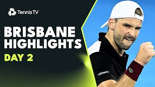 Murray vs Dimitrov Rune amp Shelton Begin Seasons  Brisbane 2024 Highlights Day 2 [upl. by Westerfield]