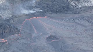 Kīlauea Volcano — Halema‘uma‘u Lava Lake Inlet March 30 2021 [upl. by Tabshey]