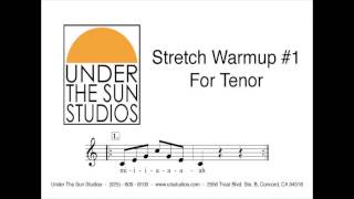 Vocal Stretch Warmup 1 for Tenor [upl. by Aronel524]