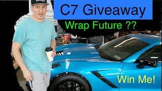 InShane Designs Giveaway C7 Corvette and future plans for the Best Vinyl Car Wrap Shop  2018 [upl. by Micco]