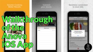 Walkthrough of the Anova iOS App [upl. by Willamina]