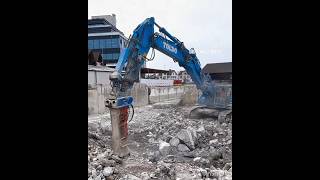 Amazing hydraulic breaker ll hydraulic hammer breaker trending viralvideo video cristiano [upl. by Ecneps930]