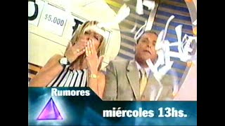 DiFilm  Promo Programa Rumores con Carlos Monti y Susana Roccasalvo 2001 [upl. by Gombach]