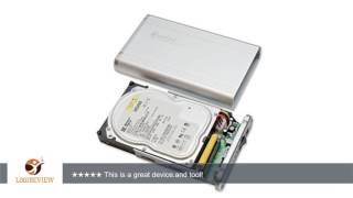 Connectland USB 20 External Enclosure for 35Inch SATAIDE Hard Drive CLENC35008  ReviewTest [upl. by Flanders]