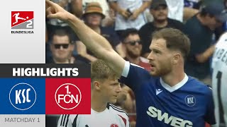 HattrickHero Turns Game Around  Karlsruhe  1 FC Nürnberg 32  Highlights  Bundesliga 2 [upl. by Enaasiali343]