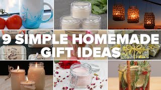 9 Simple Homemade Gift Ideas [upl. by Cornelle]