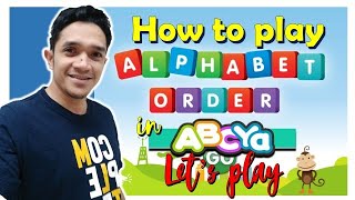 How to Play Alphabet Order  abcyacom [upl. by Mathur]