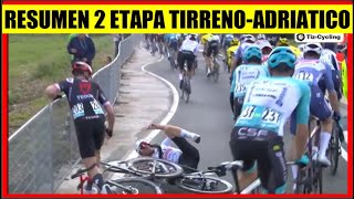 RESUMEN 2 ETAPA TIRRENO ADRIATICO 2024 Richard CARAPAZ [upl. by Salguod713]