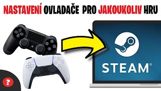 Jak PŘIPOJIT LIBOVOLNÝ OVLADAČ na STEAMU pro JAKOUKOLIV HRU 2024  Návod  Steam  Hry [upl. by Amaras]