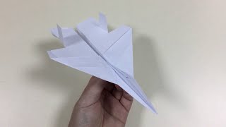 f15 Eagle  Papierflieger selbst basteln  Papierflugzeug falten  Beste origami flugzeug [upl. by Ainala]