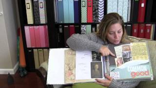 30 Days of Scrapbooking Videos  Day 3  Part 3  Family History Scrapbooking [upl. by Cohlette]