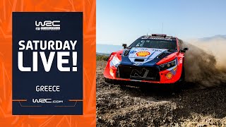 🔴 Saturday Show LIVE  WRC EKO Acropolis Rally Greece 2024 [upl. by Nevai]