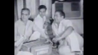 Mohd Rafi  Live Video of Studio Recording [upl. by Micaela]