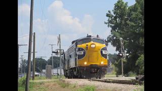 Keokuk Junction Railway action in Bushnell Illinois 071018 [upl. by Decato]