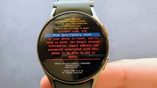 How to HARD Reset Samsung Galaxy Watch 7  Factory Reset  Wipe Data Restore [upl. by Donelson975]