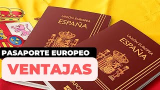 😱🇪🇺las GRANDES VENTAJAS de tener PASAPORTE EUROPEO [upl. by Ttezzil]