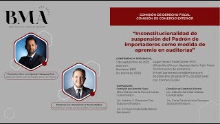 Inconstitucionalidad de suspensión del Padrón de importadores como medida de apremio en auditorías [upl. by Druci334]