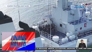 Unang flag raising ceremony sa Escoda Shoal idinaos kasabay ng Araw ng Kalayaan  Unang Balita [upl. by Ennayt]