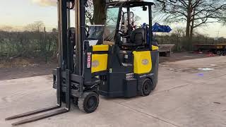 2014 AisleMaster 15E 15 Tonne Articulating Electric Forklift [upl. by Nirual]