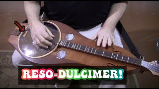 Folkcraft® Instruments Resonator Dulcimer  All Mahogany  Super Fun [upl. by Nymassej187]