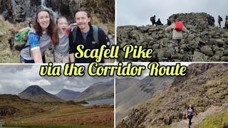 Scafell Pike the Corridor route from Seathwaite Farm Keswick April 2019 [upl. by Ahselat]