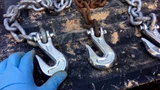 Putting New Chain Hooks on Broken Chains  Harbor Freight [upl. by Asil]