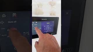 Fusion Audio App on the Raymarine Axiom Chartplotter boat GarminInt RaymarineInc marine [upl. by Shayn]