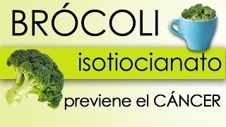 BRÓCOLI  ISOTIOCIANATO  UNA MANERA DE PREVENIR EL CANCER [upl. by Wiencke]