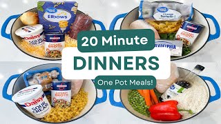 5 Tried amp True 20 Minute Dinners  ONE POT MEALS  The EASIEST Weeknight Recipes  Julia Pacheco [upl. by Odla]