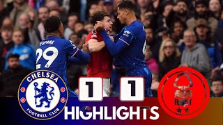 Chelseas winning Run came to an end  Chelsea vs Nottingham Forest 11 [upl. by Livvyy]