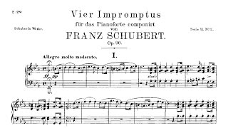 Schubert Impromptu Op 90 No 2 [upl. by Zebedee]