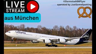 🎥✈ München Airport Livestream  Munich Airport Live  Planespotting  MUC Flughafen [upl. by Cirdor305]