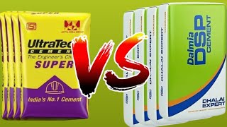 Ultratech Super Cement VS Dalmia DSP Cement  Ultratech Super Cement  Dalmia DSP VS Ultratech Super [upl. by Anaoj]