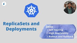 ReplicaSets and Deployments  Self Healing High Availability Rollout and Rollback in Kubernetes [upl. by Randall649]