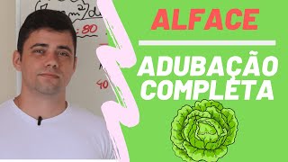 ALFACE  Adubação completa [upl. by Andy]