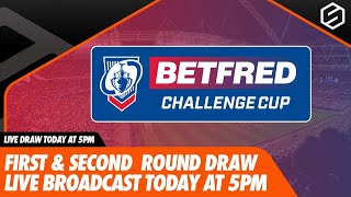 🏉 Betfred Challenge Cup 2021 Round One and Two Draw  Rugby League [upl. by Graham]