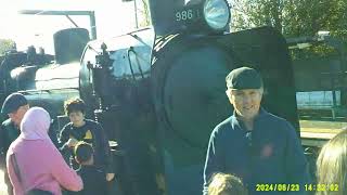 Steamrails A²986 with Tait Set at Watergardens Station 23 June 2024 pt1 [upl. by Rekab]