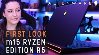 Alienware m15 Ryzen Edition R5  First Look [upl. by Dulcine446]