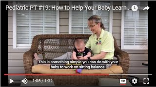 How to Help Your Baby Learn Sitting Balance Pediatric Physical Therapy 19 [upl. by Joo]