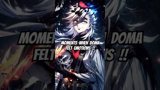 Moments When Doma Felt Emotions  Demons Slayer Explain  shorts demonslayer doma anime [upl. by Cykana]