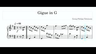 Gigue in G  Trinity College London  Piano Exam [upl. by Yasdnyl982]