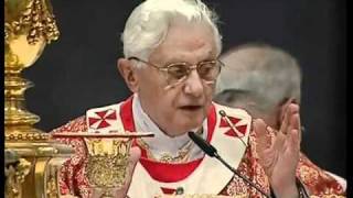 Prefazio Solenne del Pentecoste cantato da Benedetto XVI [upl. by Akissej]