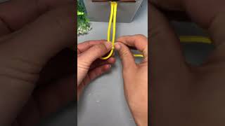 Fancy knotting rope tying rope braiding tutorial easy to learn [upl. by Reklaw674]