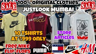 100 Original Clothes 🔥  HampM Tshirts At ₹99 Only  PoloneckHoodies  Branded Clothes in Mumbai [upl. by Yruoc]